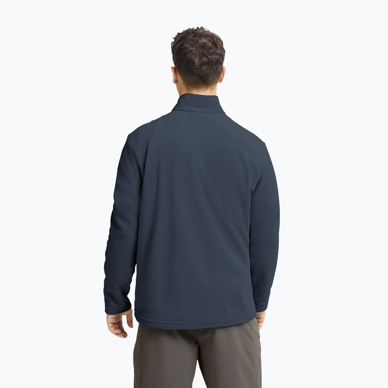 Pánská fleecová mikina Jack Wolfskin Taunus 100 Half Zip midnight sky 3