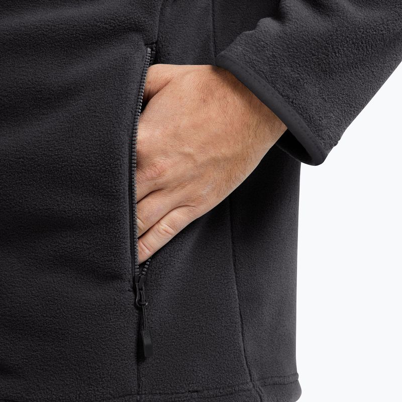 Pánská fleecová mikina Jack Wolfskin Taunus 200 Full Zip black 6