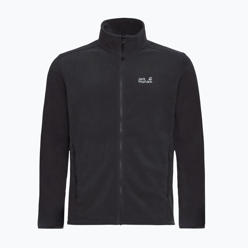 Pánská fleecová mikina Jack Wolfskin Taunus 200 Full Zip black 7