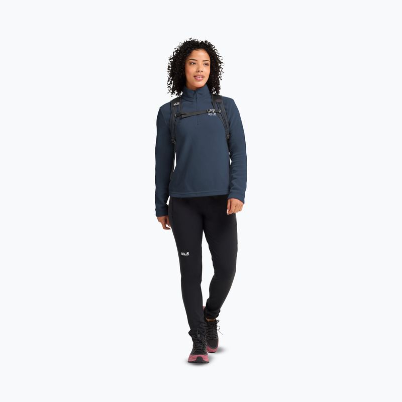 Dámská fleecová mikina Jack Wolfskin Taunus 100 Half Zip midnight sky 2