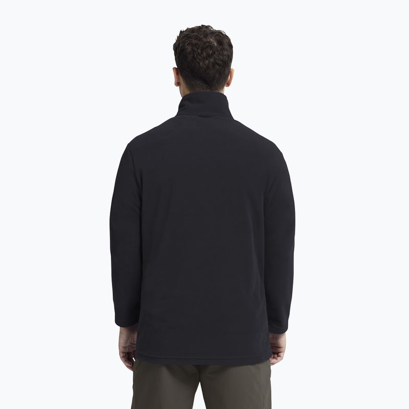 Pánská fleecová mikina Jack Wolfskin Taunus 100 Full Zip black 3