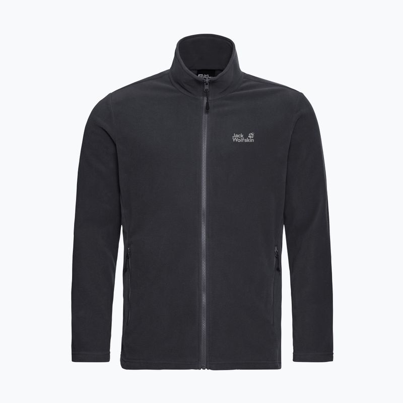 Pánská fleecová mikina Jack Wolfskin Taunus 100 Full Zip black 7