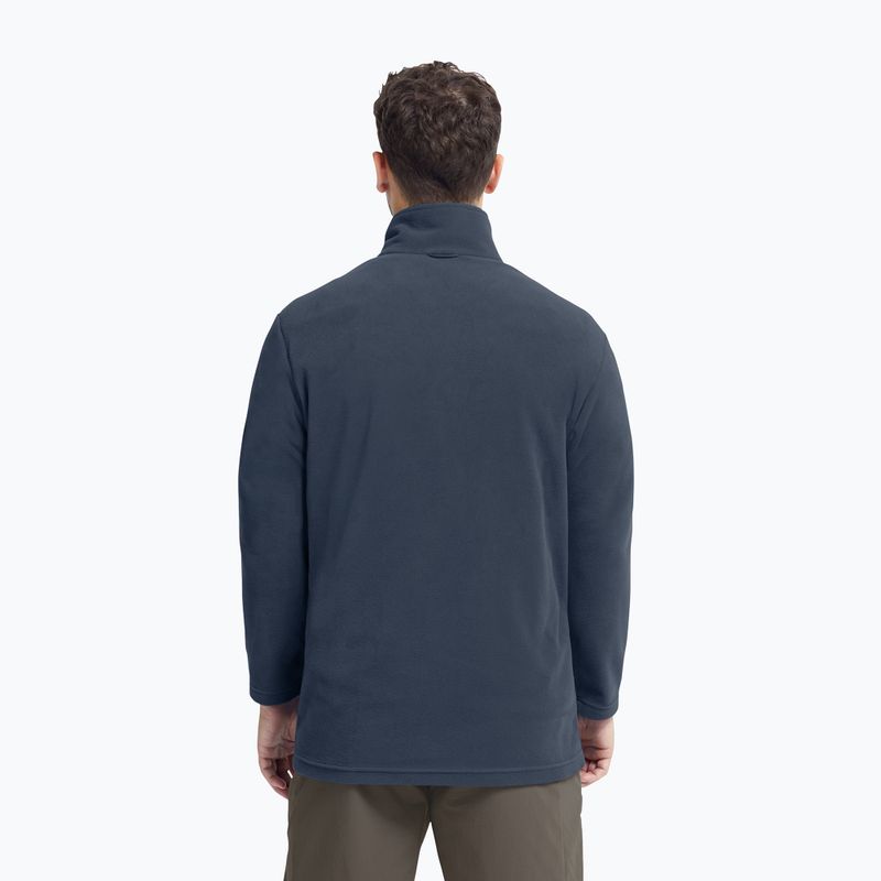 Pánská fleecová mikina Jack Wolfskin Taunus 100 Full Zip midnight sky 3