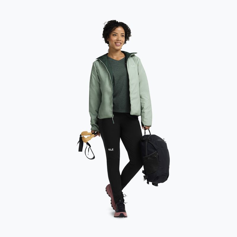 Dámská zateplená bunda Jack Wolfskin Trail Light Ins 2IN1 green zinnia 2