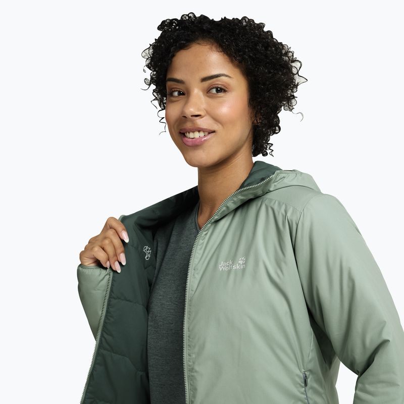 Dámská zateplená bunda Jack Wolfskin Trail Light Ins 2IN1 green zinnia 4