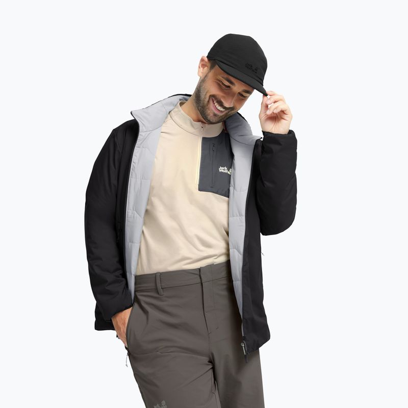 Pánská zateplená bunda Jack Wolfskin Trail Light Ins 2IN1 black 4