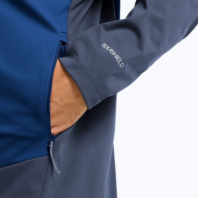 Pánská softshellová bunda Jack Wolfskin Skyvail blue orchid 6