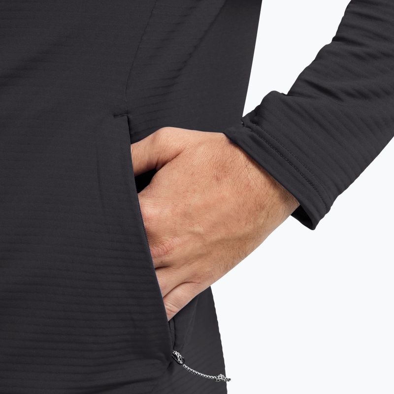 Pánská trekingová mikina  Jack Wolfskin Litestride Full Zip black 6