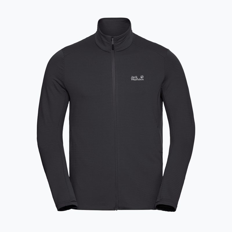Pánská trekingová mikina  Jack Wolfskin Litestride Full Zip black 7