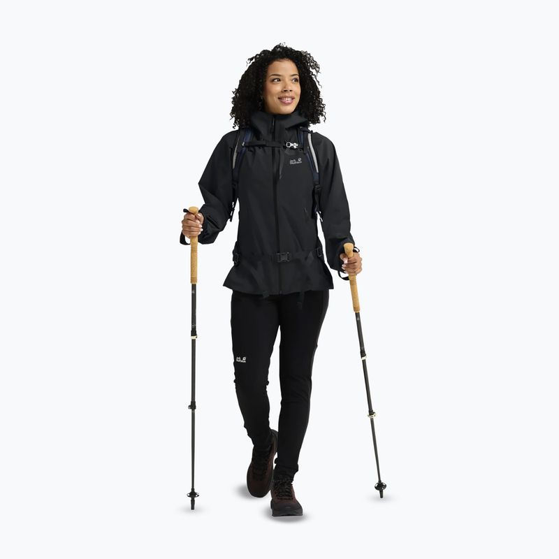 Dámská nepromokavá bunda Jack Wolfskin Rockpaw 3L phantom 2