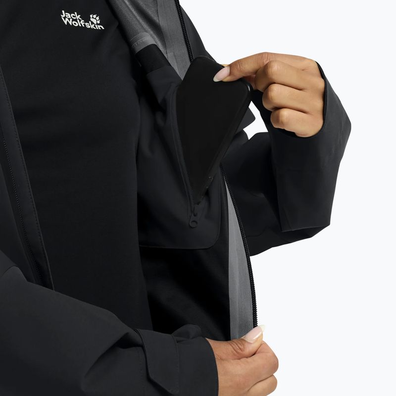 Dámská nepromokavá bunda Jack Wolfskin Rockpaw 3L phantom 6
