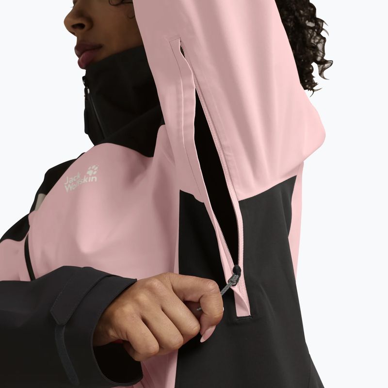 Dámská nepromokavá bunda Jack Wolfskin Rockpaw 3L rosegarden 5