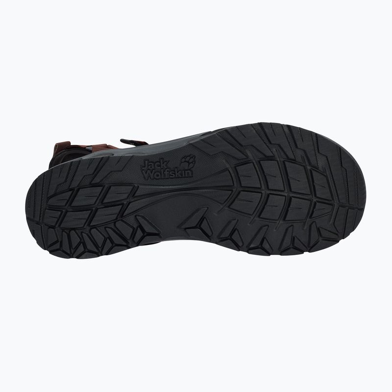 Pánské sandály Jack Wolfskin Ridge dark mahogany 5