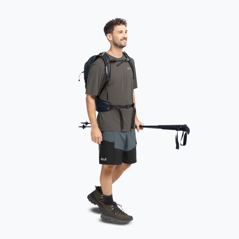 Pánské turistické boty Jack Wolfskin Apex Hike Texapore Mid obsidian moss 6