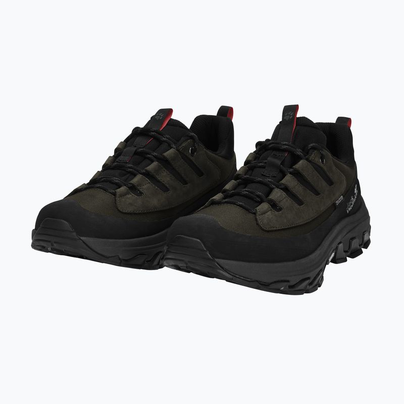 Pánské trekové boty Jack Wolfskin Apex Hike Texapore Low obsidian moss 2