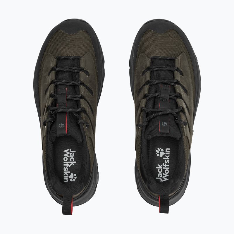 Pánské trekové boty Jack Wolfskin Apex Hike Texapore Low obsidian moss 4