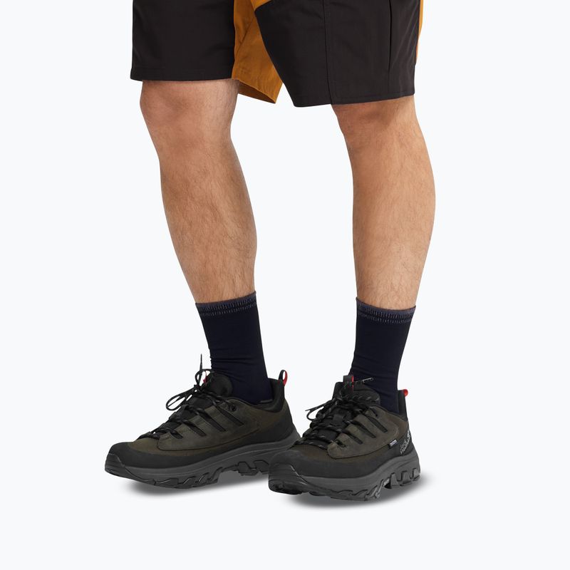 Pánské trekové boty Jack Wolfskin Apex Hike Texapore Low obsidian moss 8