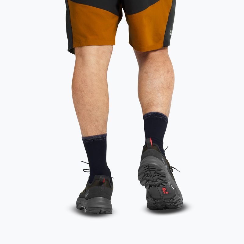 Pánské trekové boty Jack Wolfskin Apex Hike Texapore Low obsidian moss 9
