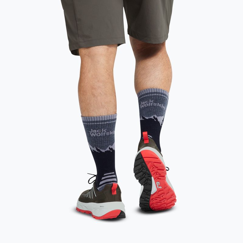 Pánské turistické boty Jack Wolfskin Wild Hike Low obsidian moss 6