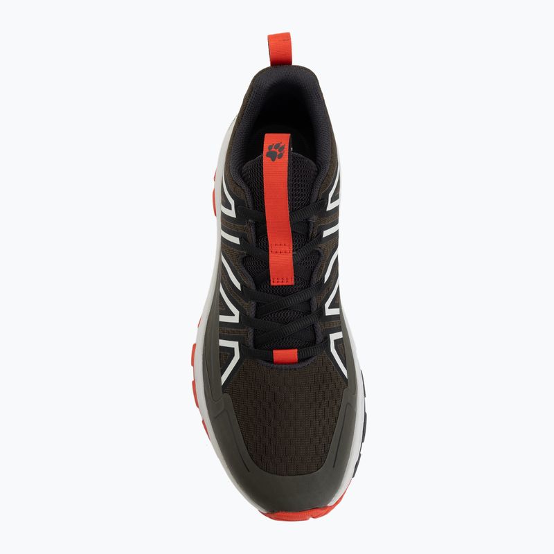 Pánské turistické boty Jack Wolfskin Wild Hike Low obsidian moss 5