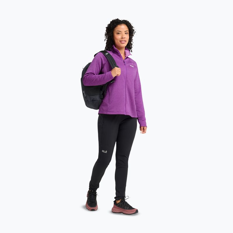 Dámská fleecová mikina Jack Wolfskin Anytrail Full Zip freesia 2