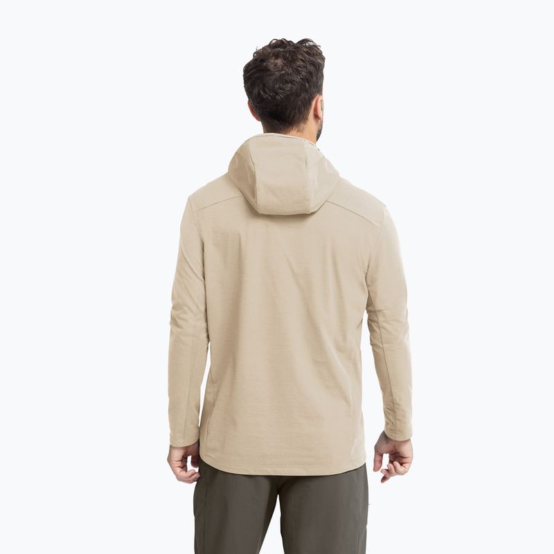 Pánská trekingová mikina  Jack Wolfskin Sucol Hoody oyster 3