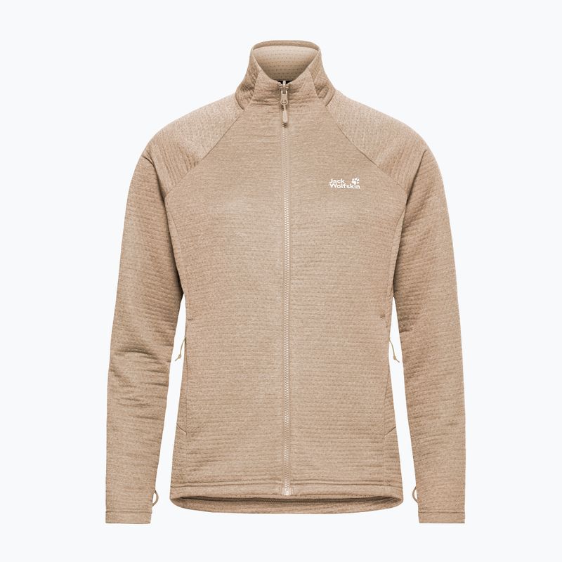 Dámská fleecová mikina Jack Wolfskin Anytrail Full Zip oat 7