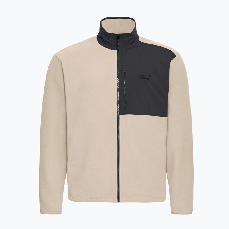 Pánská fleecová mikina Jack Wolfskin Sumetro Full Zip oyster 7