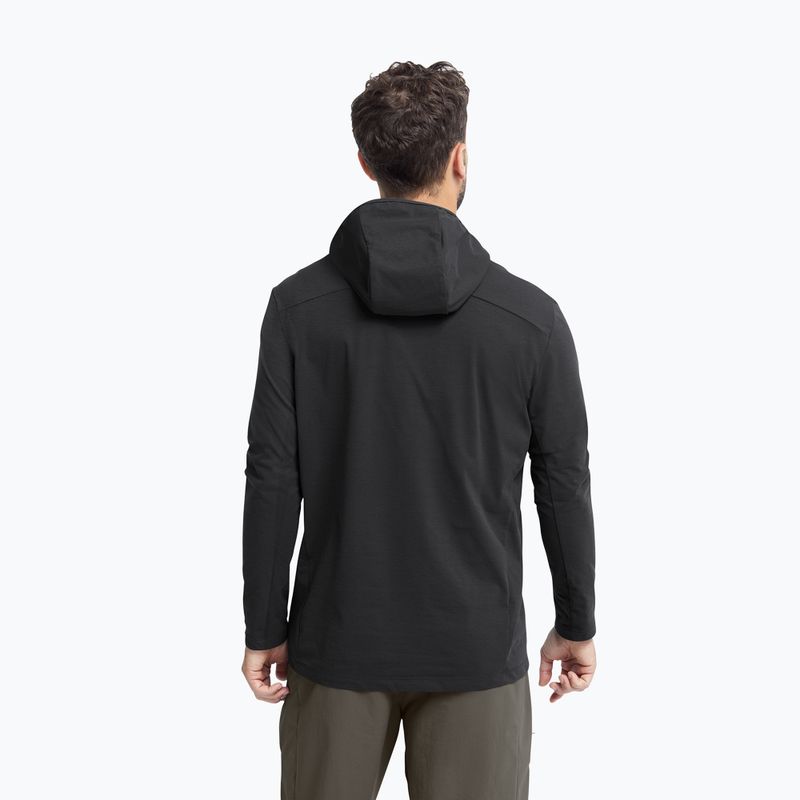 Pánská trekingová mikina  Jack Wolfskin Sucol Hoody black 3