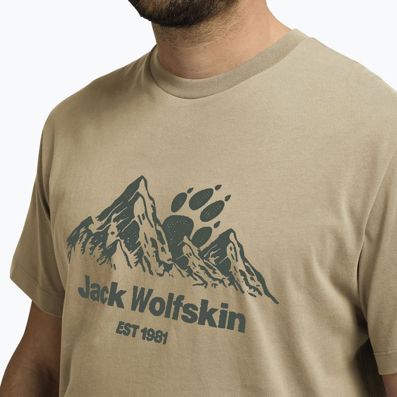Pánské tričko Jack Wolfskin Carefree hazel wood 4