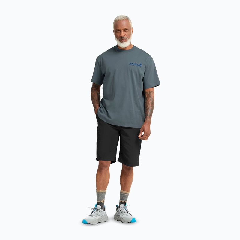 Pánské trekové šortky Jack Wolfskin Duneland black 2