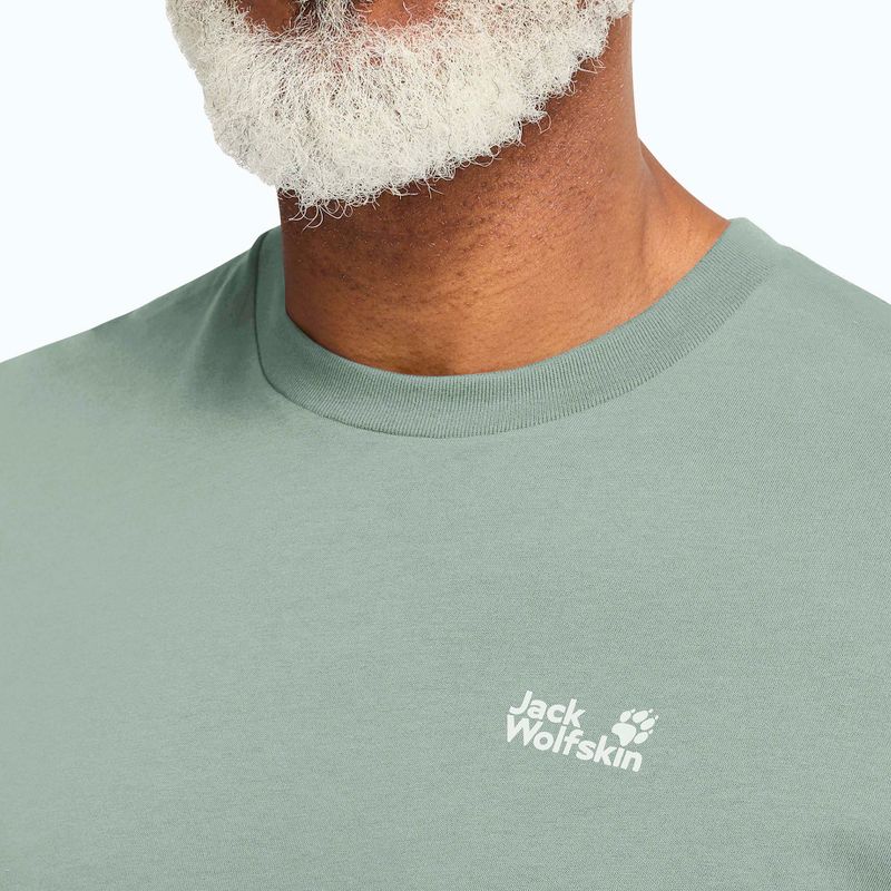 Pánské tričko Jack Wolfskin Essential green zinnia 4
