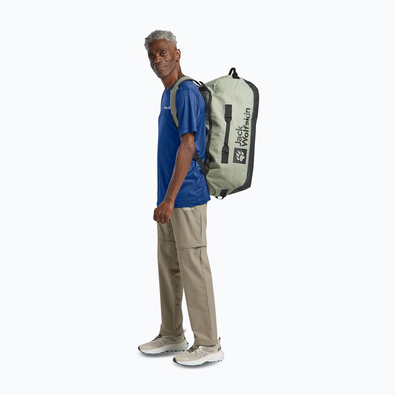 Pánské trekové tričko Jack Wolfskin Tech T blue orchid 2