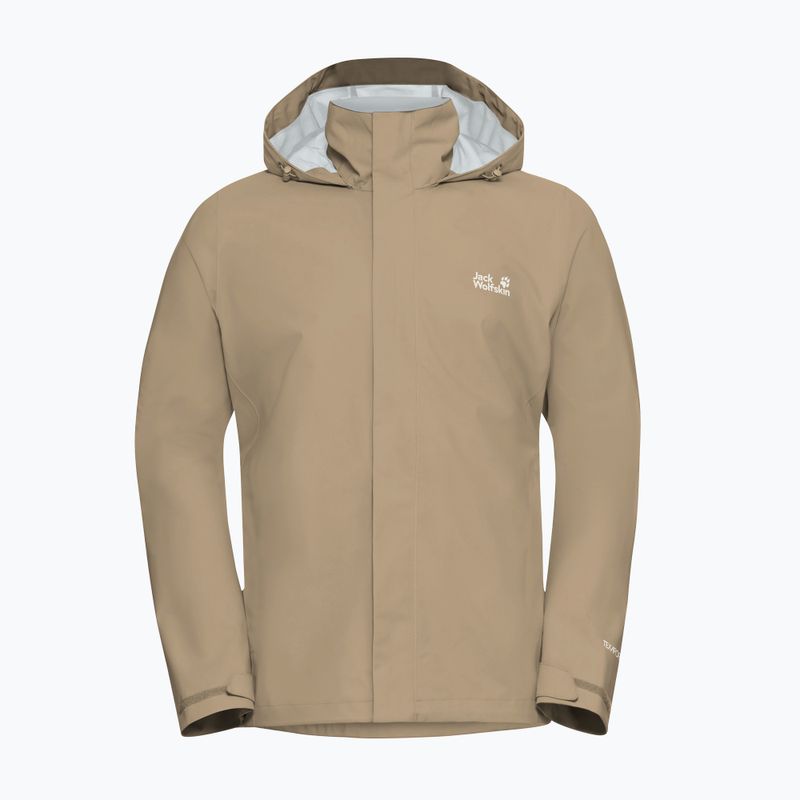 Pánská nepromokavá bunda Jack Wolfskin Trailtime 2L hazel wood 7