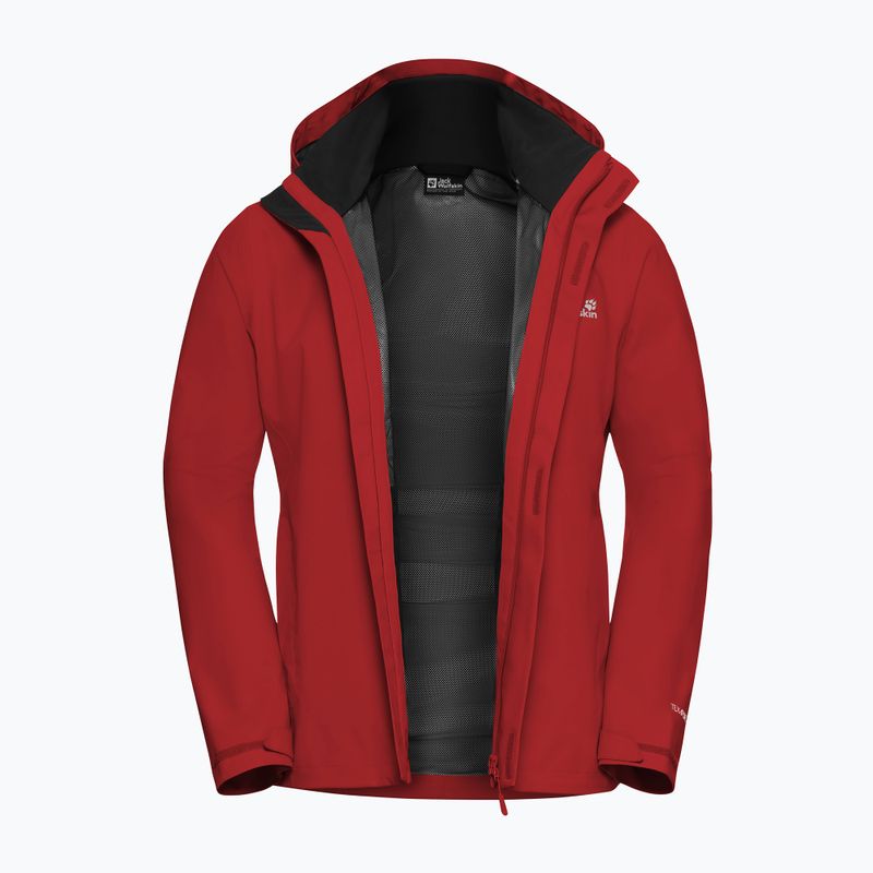 Pánská nepromokavá bunda Jack Wolfskin Trailtime 2L siren red 8