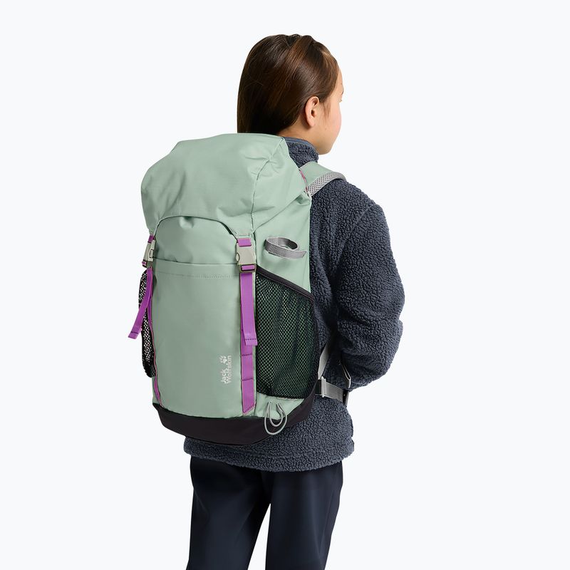 Dětský turistický batoh Jack Wolfskin Kids Explorer 20 l green zinnia 14