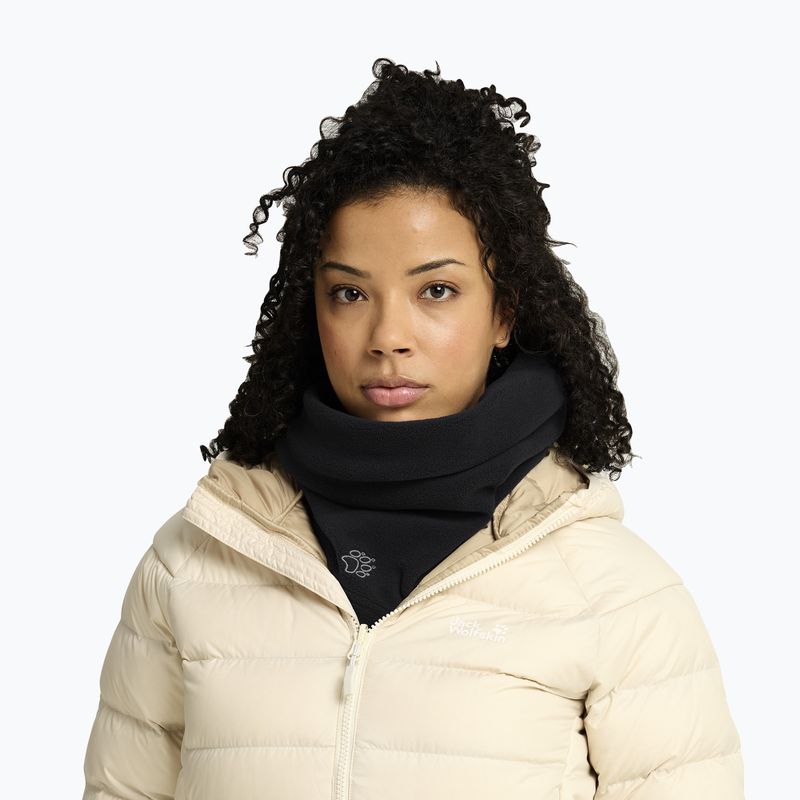 Nákrčník Jack Wolfskin Vertigo Paw Loop black 4