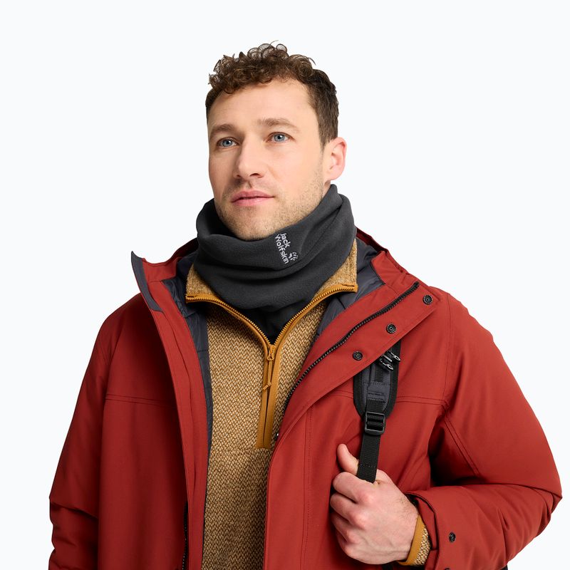 Nákrčník Jack Wolfskin Real Stuff Loop black 6