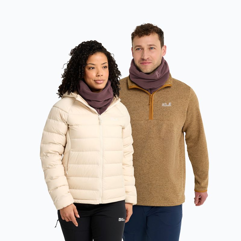 Nákrčník Jack Wolfskin Real Stuff Loop sheer plum 4