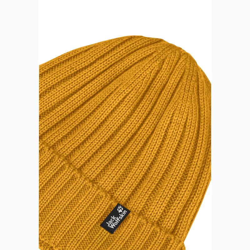 Zimní čepice Jack Wolfskin Rib Knit burly yellow jw 3