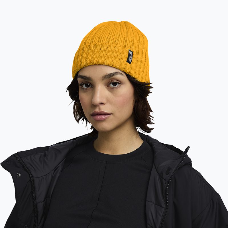 Zimní čepice Jack Wolfskin Rib Knit burly yellow jw 6