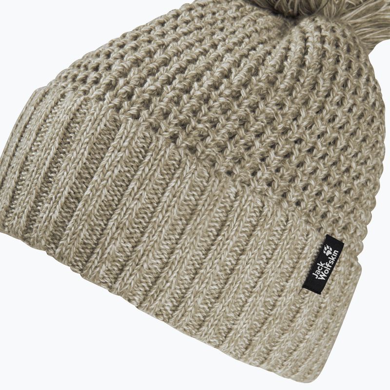 Dámská zimní čepice Jack Wolfskin Medley Knit Beanie hazel wood 2