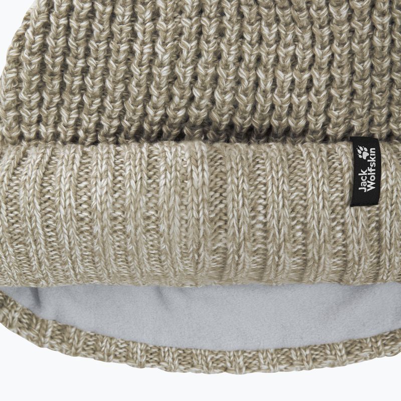 Dámská zimní čepice Jack Wolfskin Medley Knit Beanie hazel wood 3