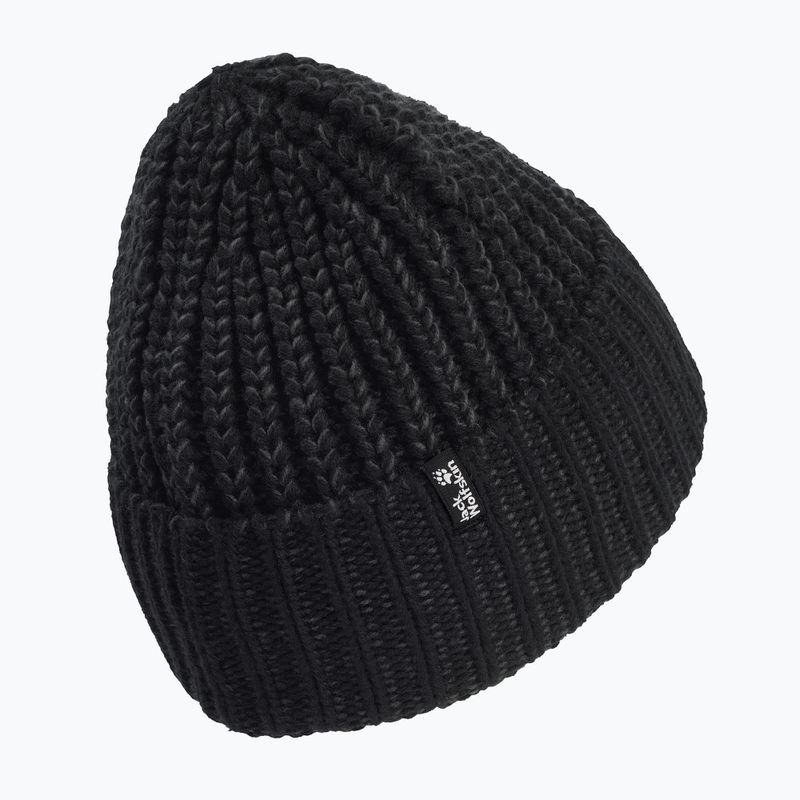 Zimní čepice Jack Wolfskin Badge Beanie black 2