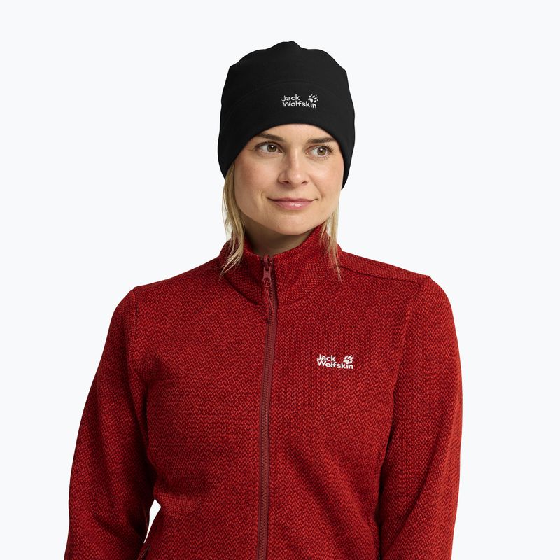 Zimní čepice Jack Wolfskin Real Stuff Beanie black 5