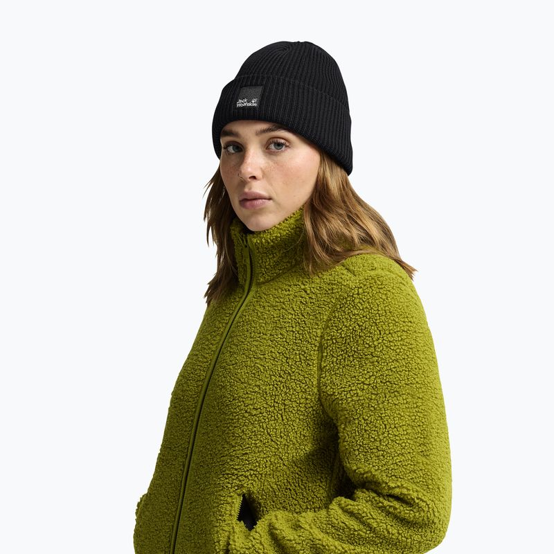Zimní čepice Jack Wolfskin Pergamon Beanie black 5