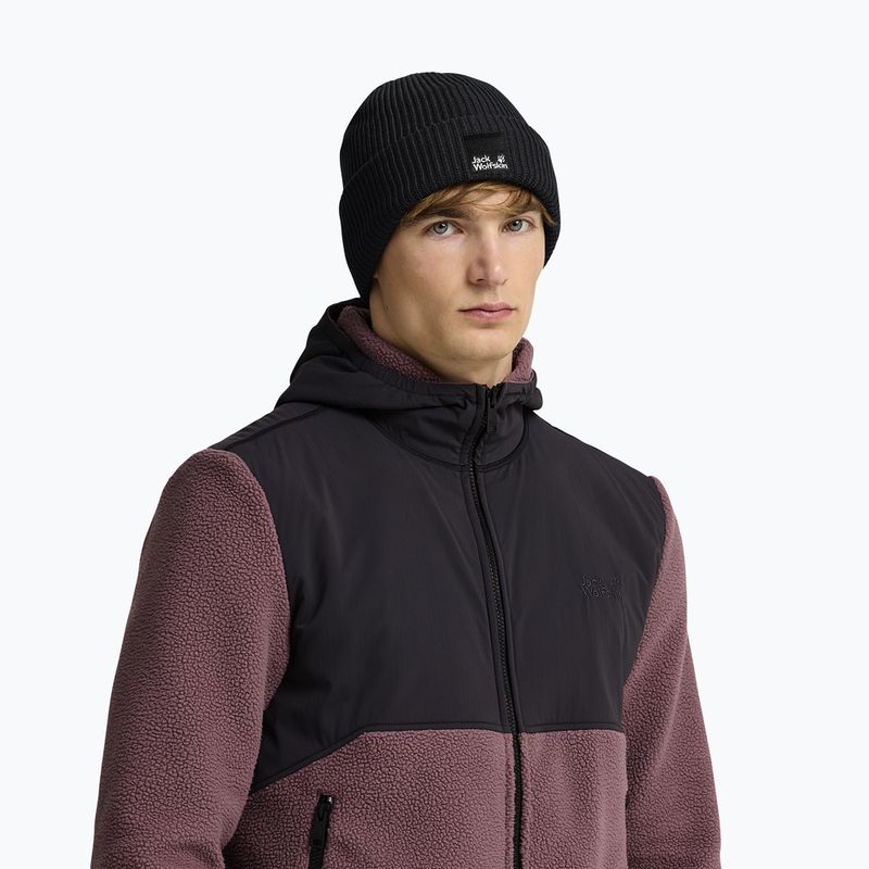 Zimní čepice Jack Wolfskin Pergamon Beanie black 7