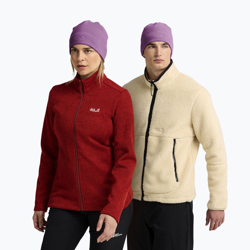 Zimní čepice Jack Wolfskin Real Stuff Beanie vivid orchid 3