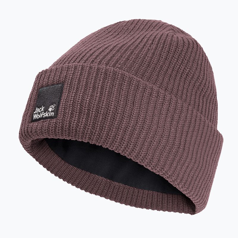 Zimní čepice Jack Wolfskin Pergamon Beanie sheer plum