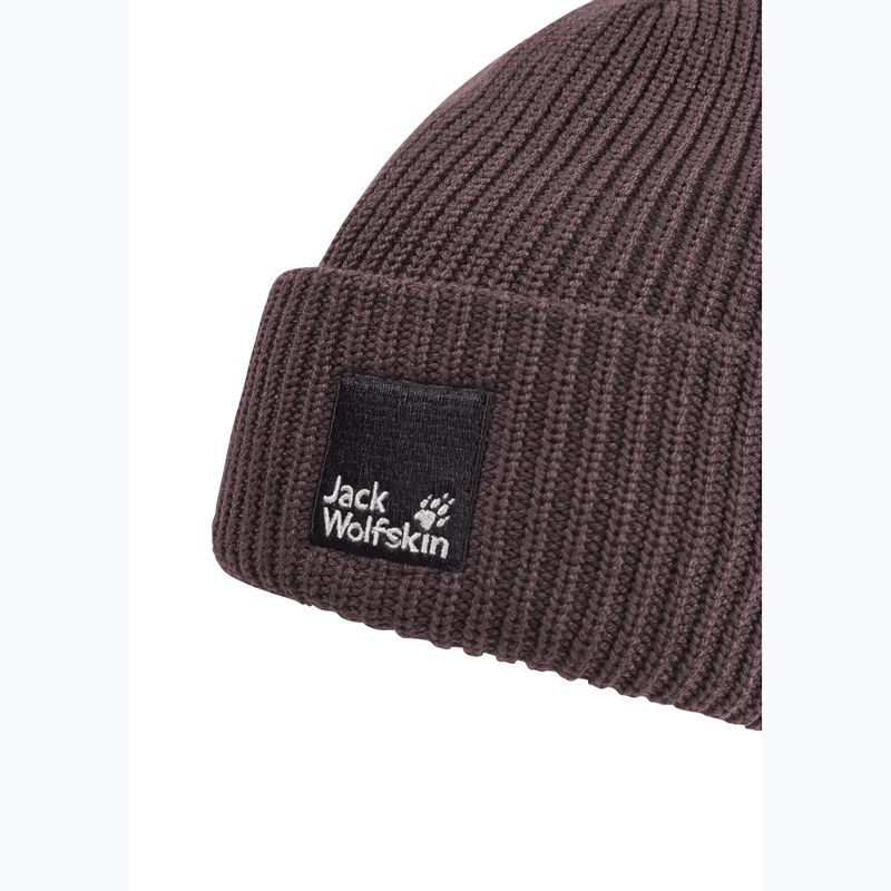 Zimní čepice Jack Wolfskin Pergamon Beanie sheer plum 3